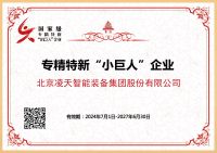 国家级专精特新&ldquo;小巨人&rdquo;企业